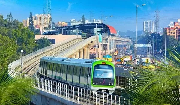Namma Metro line representing metro access from Konanakunte Cross station and upcoming metro connectivity near Bannerghatta Road